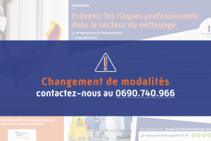 Formation : Prévenir les risques professionnels dans le secteur du nettoyage