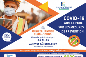 [WEBINAIRE] COVID-19, faire le point sur les mesures de prévention et la gestion des arrêts de travail