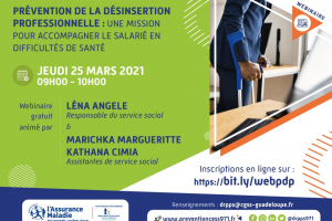 [WEBINAIRE] Prévention de la Désinsertion Professionnelle (PDP) : une mission pour accompagner le salarié en difficultés de santé